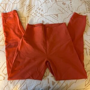 Lululemon Athletica Bold Orange Leggings